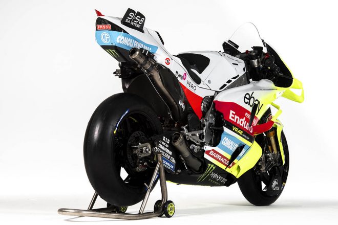 2024MotoGP：ファビオ・ディ・ジャンアントニオ（プルタミナ・エンデューロ・VR46レーシング・チーム）が使用するドゥカティ・デスモセディチGP23