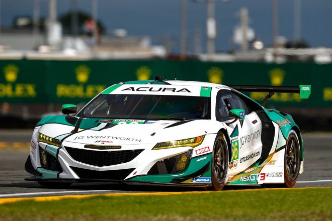 ＃66　グラディエント・レーシング／アキュラNSX GT3シーナ・モンク／キャサリン・レッグ／タチアナ・カルデロン／スティーブン・マクアレー