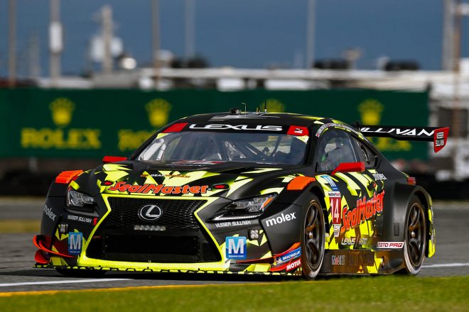 ＃14　バッサー・サリバン／レクサスRC F GT3ジャック・ホークスワース／ベン・バーニコート／カイル・カークウッド／マイク・コンウェイ