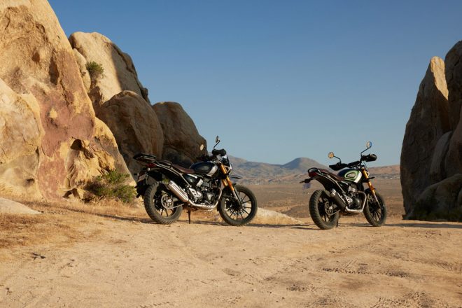 1月26日にトライアンフより発売される『SPEED 400（スピード400）』と『SCRAMBLER 400 X（スクランブラー400X）』