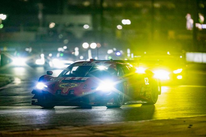 GTDプロクラスで勝利を挙げたリシ・コンペティツィオーネの62号車フェラーリ296 GT3　2024年デイトナ24時間レース