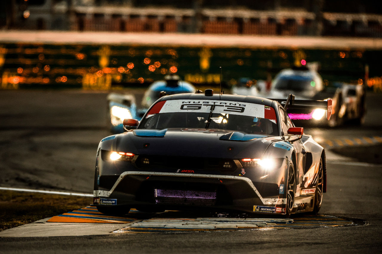フォード・マルチマチック・モータースポーツの64号車フォード・マスタングGT3　2024年IMSA開幕戦デイトナ24時間レース