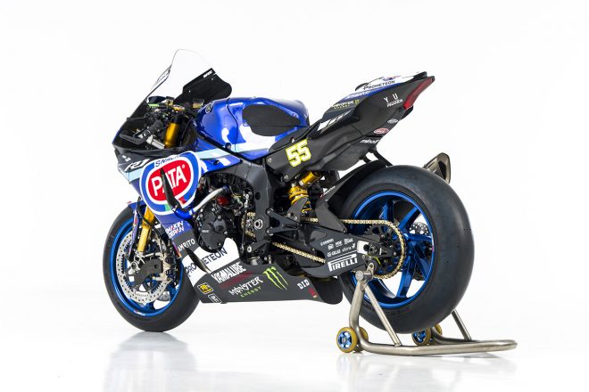2024SBK：アンドレア・ロカテッリ（Pata Prometeon Yamaha）が使用するヤマハYZF-R1