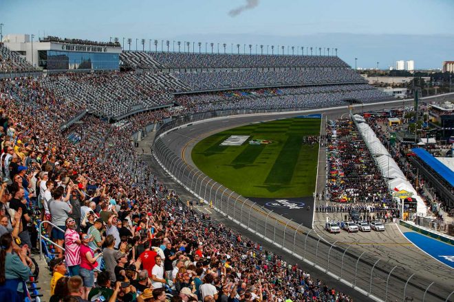 スタート前セレモニーの様子　2024年IMSA第1戦デイトナ24時間レース