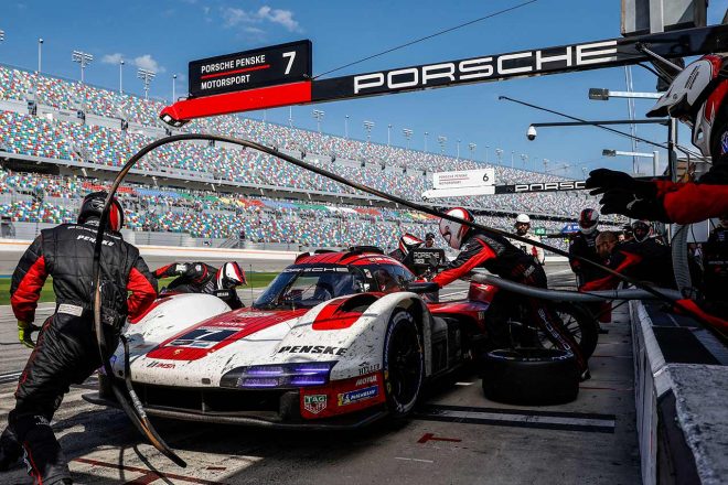 ポルシェ・ペンスキー・モータースポーツの7号車ポルシェ963　2024年デイトナ24時間レース