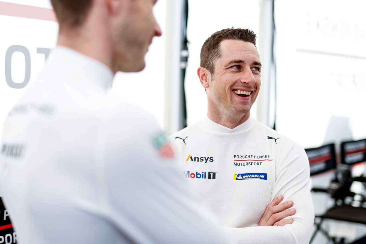 ポルシェのファクトリードライバーであるデイン・キャメロン。2024年シーズンはIMSAウェザーテック・スポーツカー選手権で7号車ポルシェ963のレギュラードライバーを務める