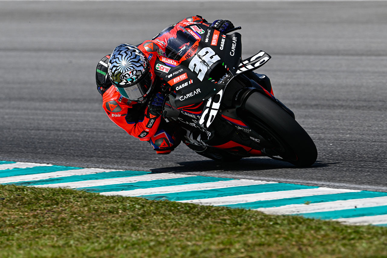 ロレンツォ・サバドーリ（アプリリア・レーシング）／2024MotoGPセパンシェイクダウンテスト1日目