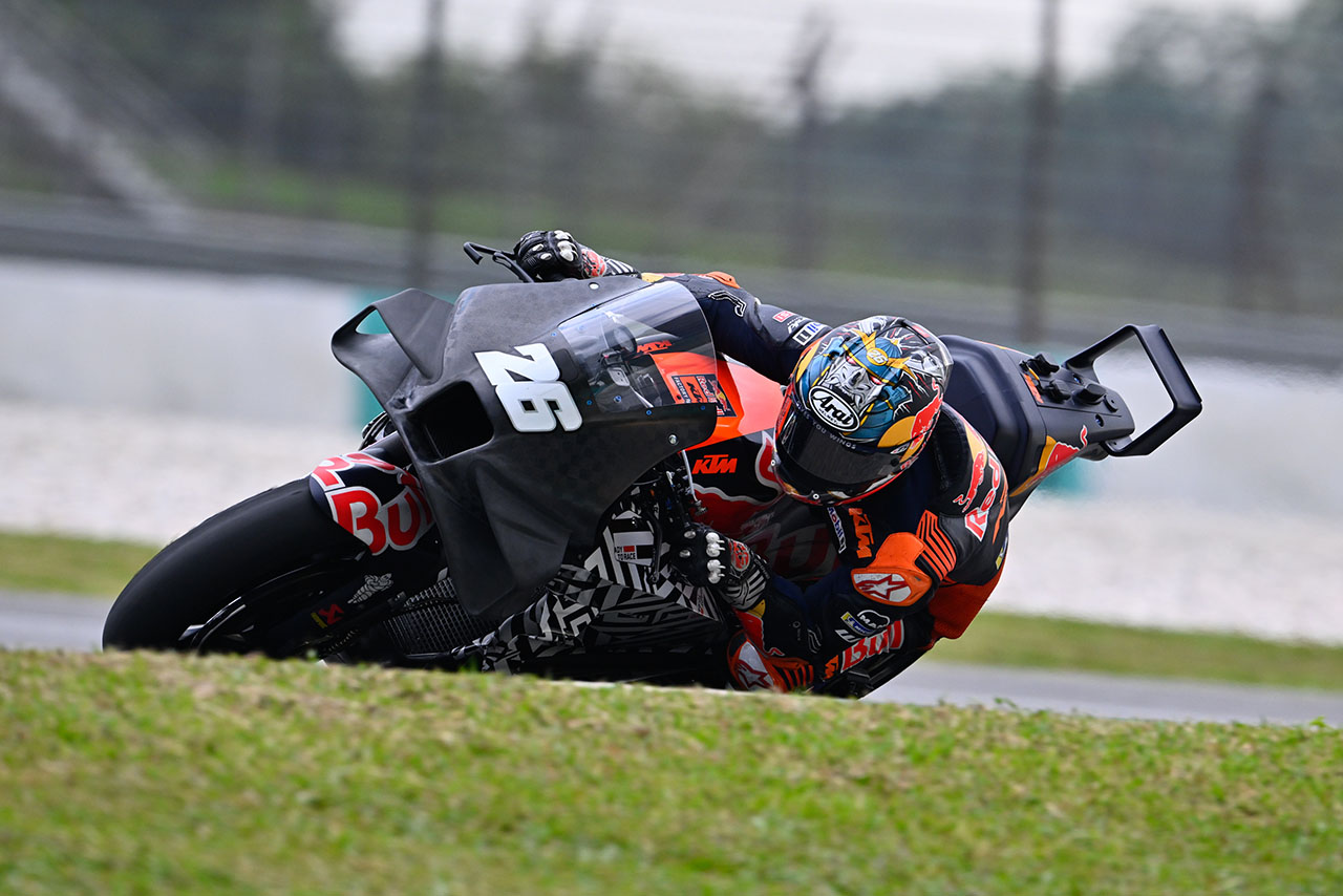 ダニ・ペドロサ（レッドブルKTMファクトリー・レーシング）／2024MotoGPセパンシェイクダウンテスト1日目