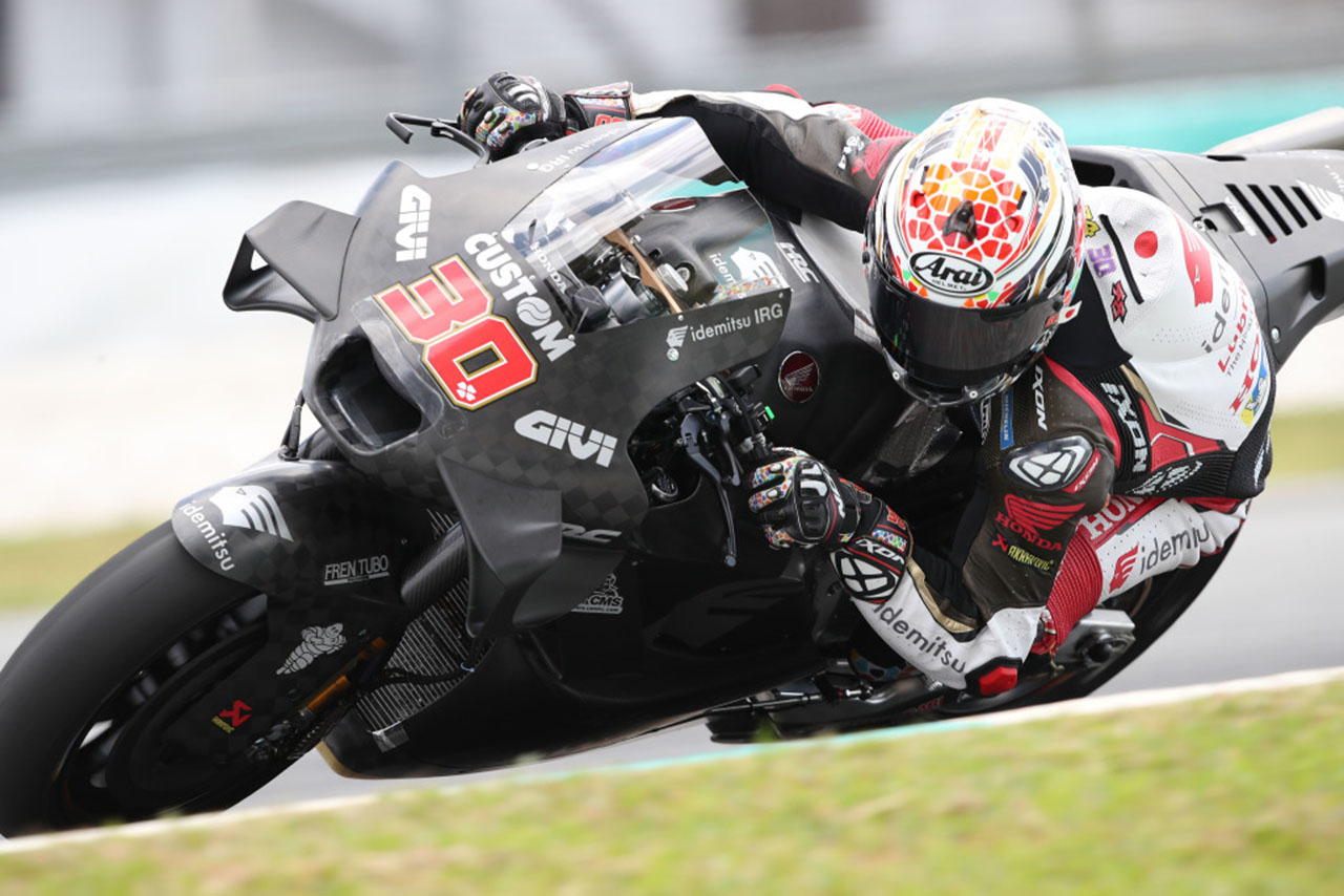 中上貴晶（イデミツ・ホンダLCR）／2024MotoGPセパンシェイクダウンテスト