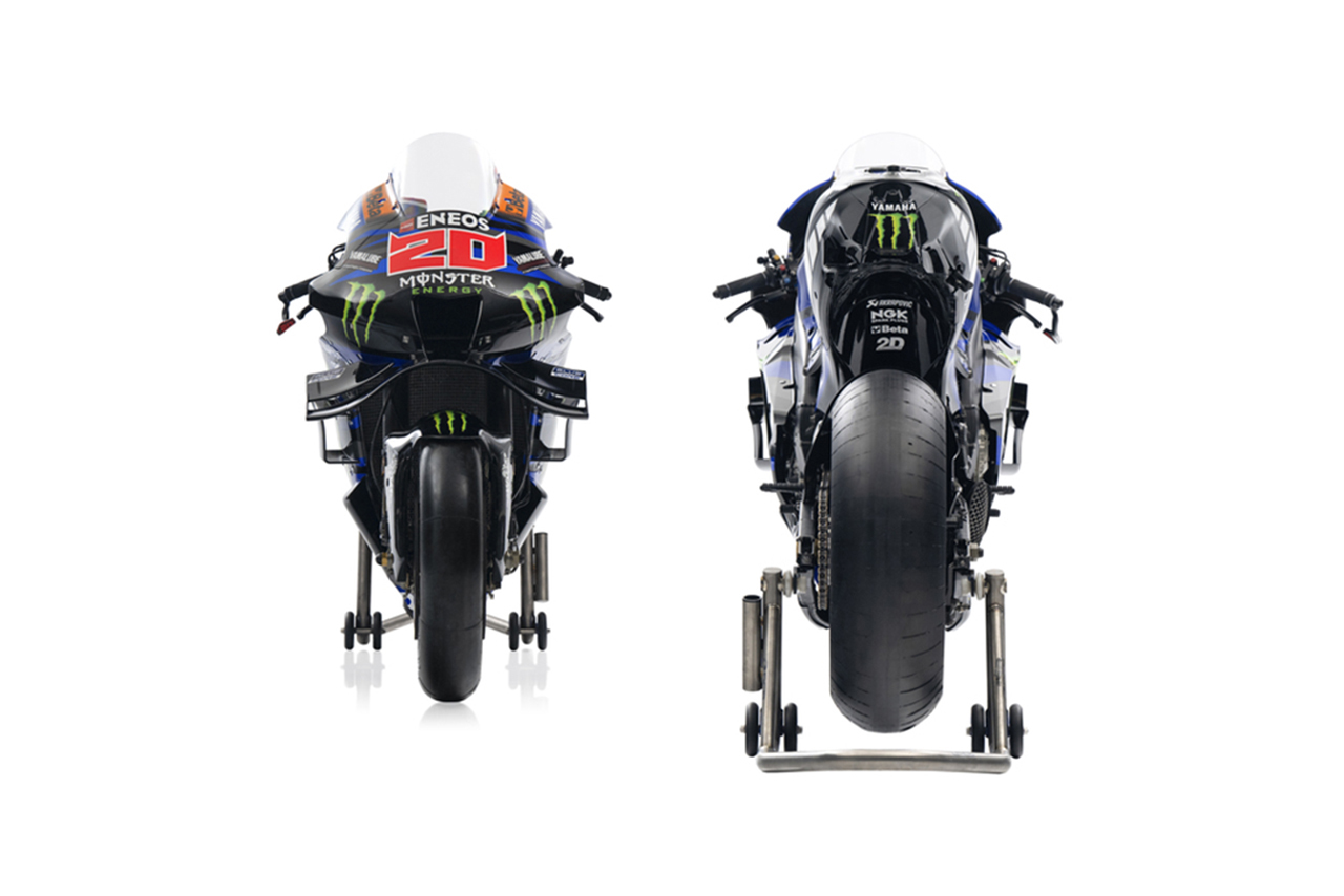 2024MotoGP：ファビオ・クアルタラロ（モンスターエナジー・ヤマハMotoGP）が使用するヤマハYZR-M1