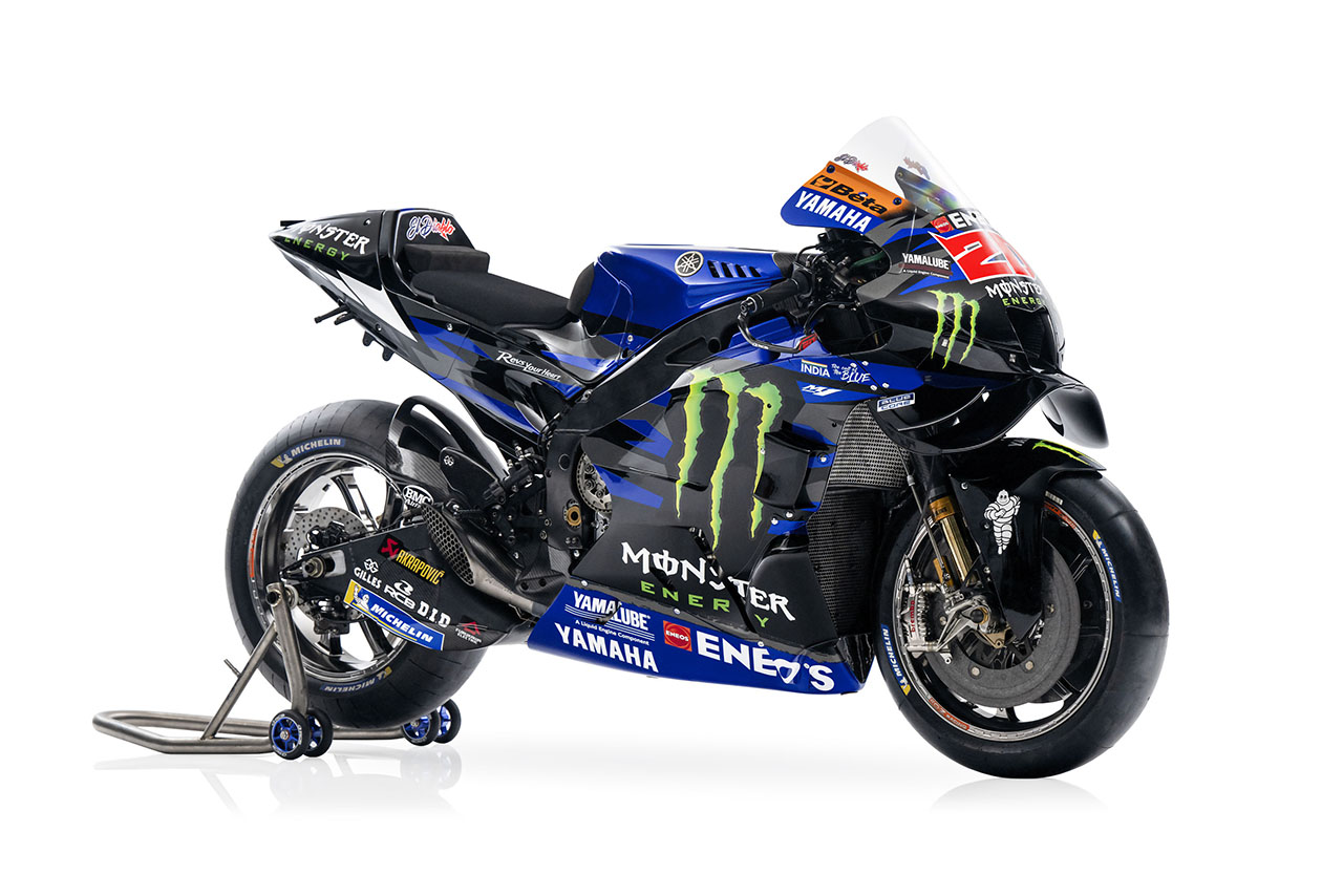 2024MotoGP：ファビオ・クアルタラロ（モンスターエナジー・ヤマハMotoGP）が使用するヤマハYZR-M1