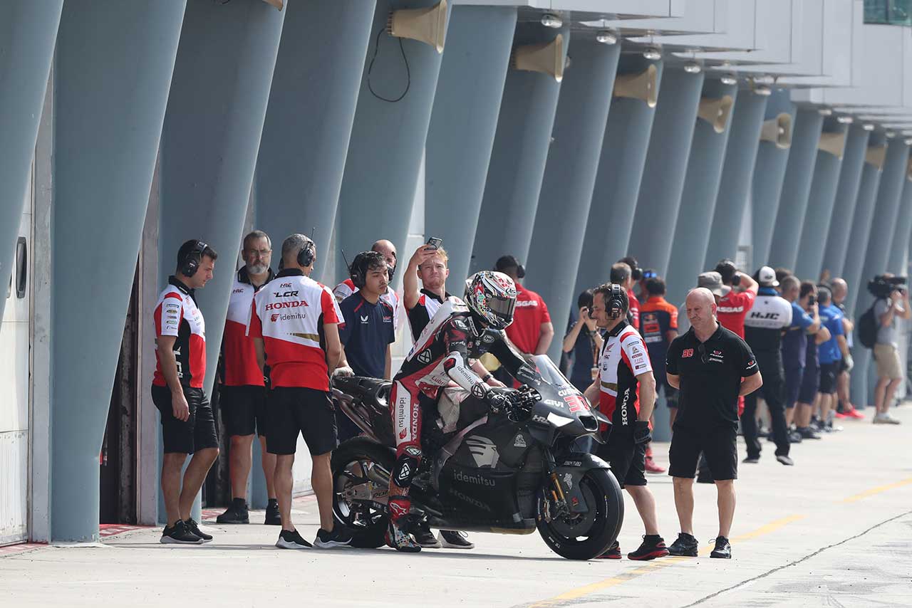 中上貴晶（イデミツ・ホンダLCR）／2024MotoGPセパン公式テスト1日目