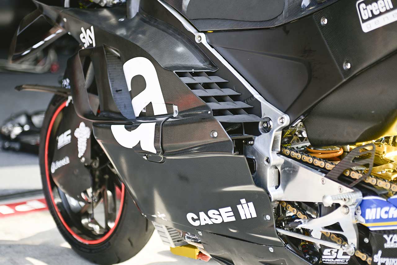 アプリリア・レーシングが使用するRS-GPのフェアリング／2024MotoGPセパン公式テスト1日目