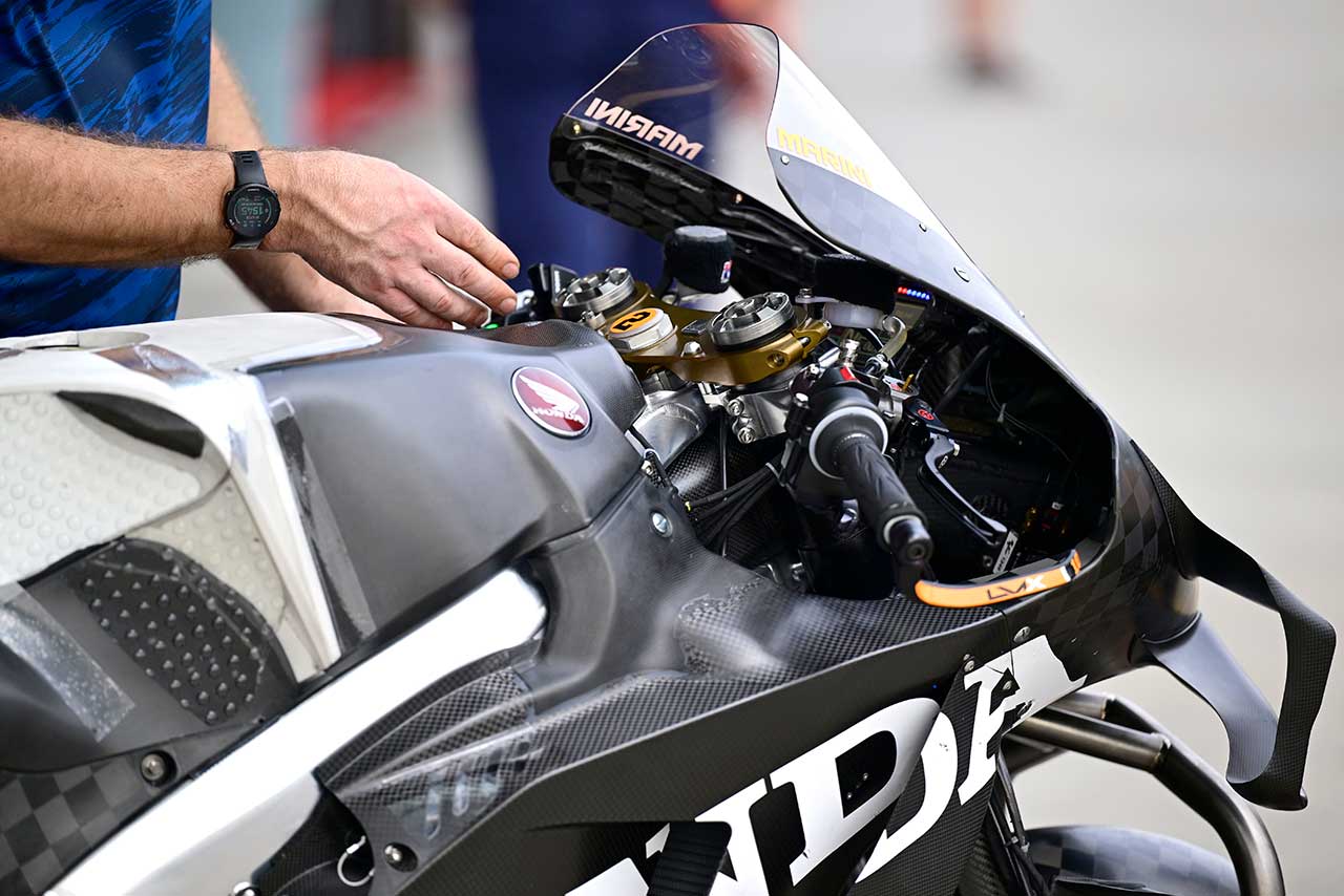 ルカ・マリーニ（レプソル・ホンダ・チーム）のRC213V／2024MotoGPセパン公式テスト1日目