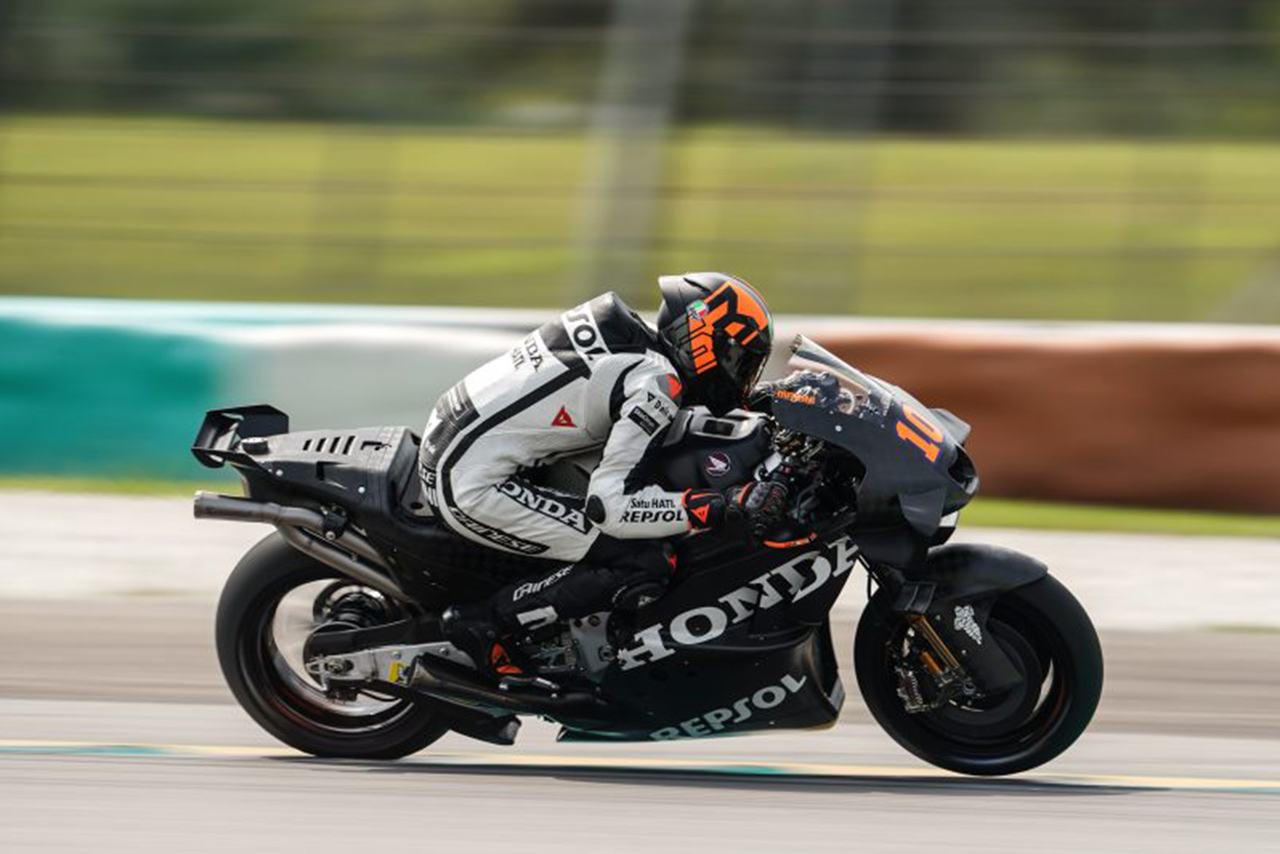 ルカ・マリーニ（レプソル・ホンダ・チーム）／2024MotoGPセパン公式テスト1日目