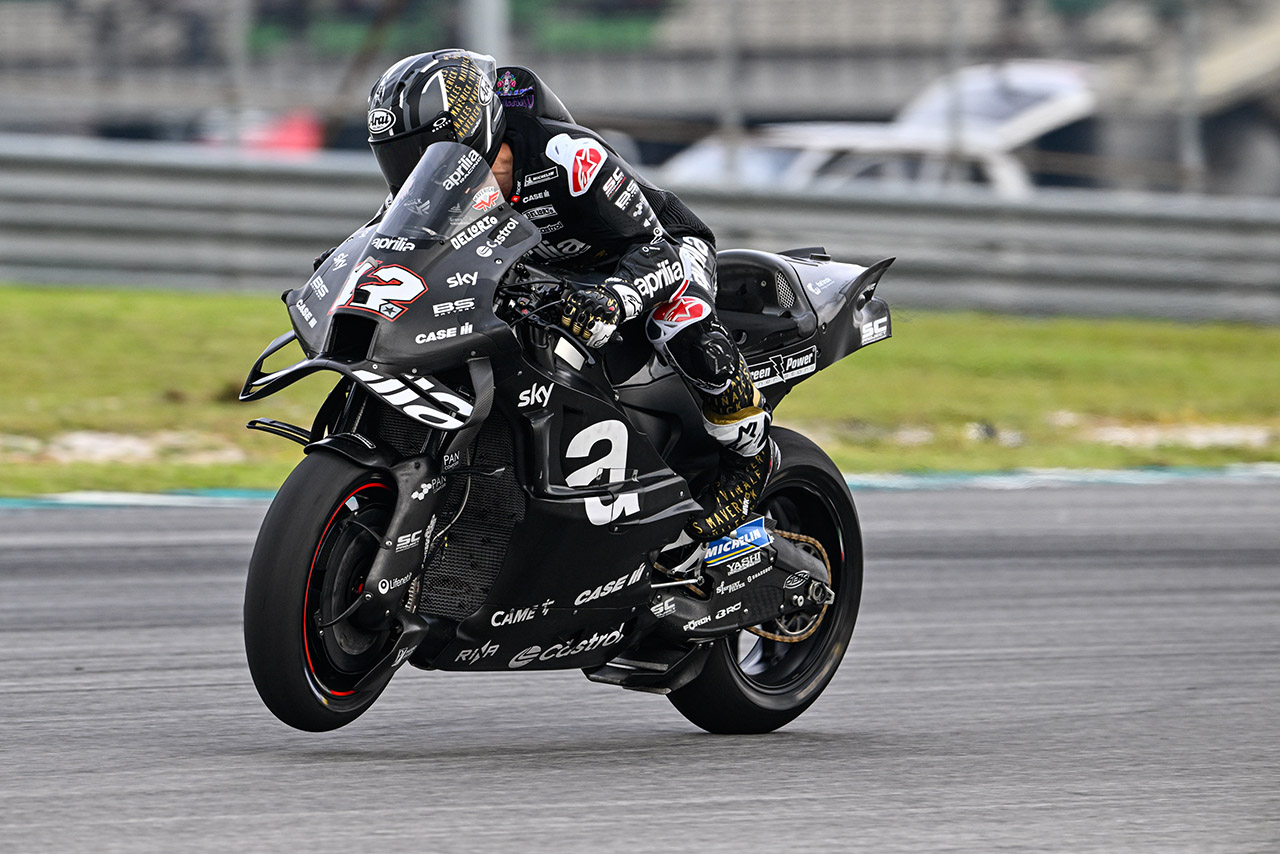 マーベリック・ビニャーレス（アプリリア・レーシング）／2024MotoGPセパン公式テスト1日目