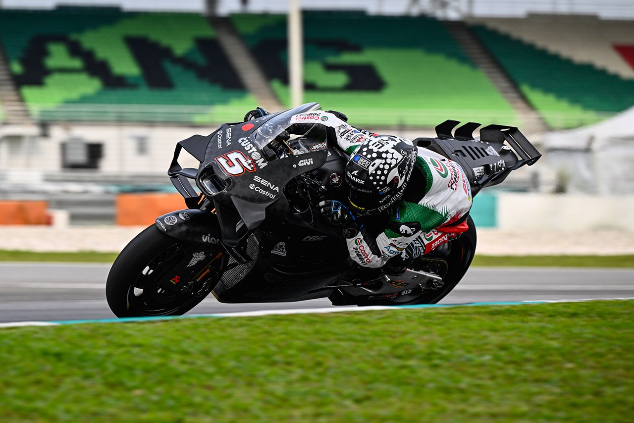 ヨハン・ザルコ（カストロール・ホンダLCR）／2024MotoGPセパン公式テスト1日目