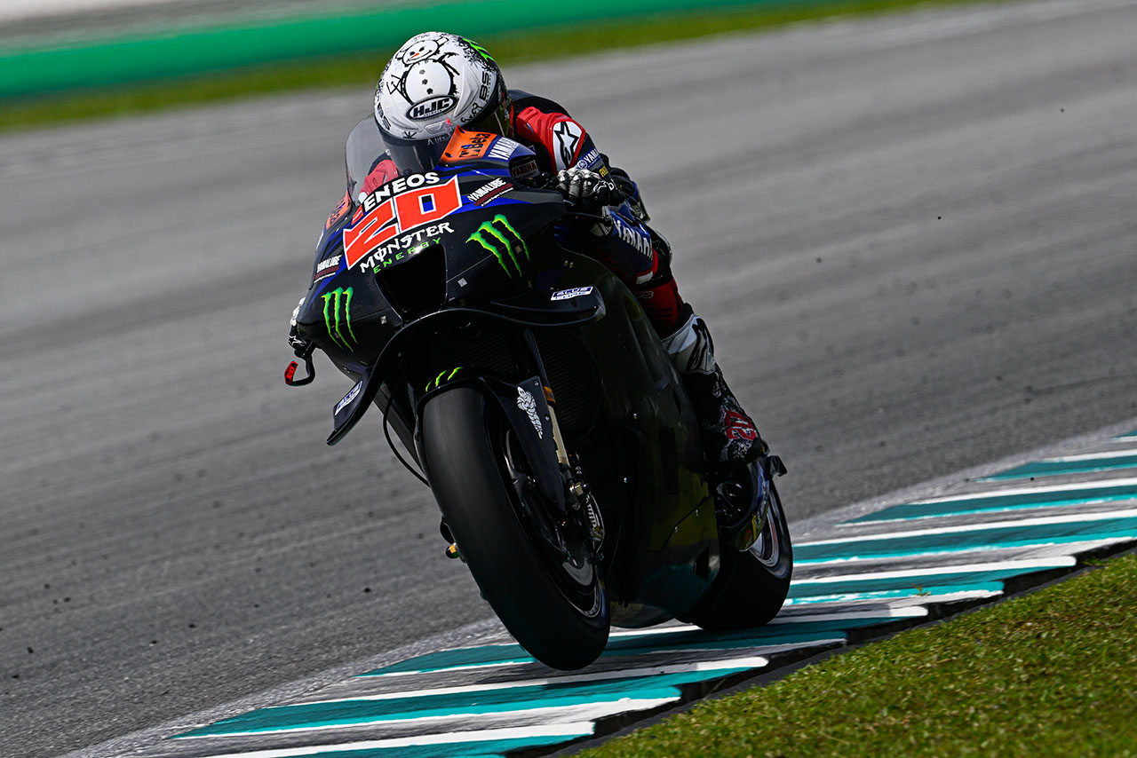ファビオ・クアルタラロ（モンスターエナジー・ヤマハMotoGP）／2024MotoGPセパン公式テスト2日目