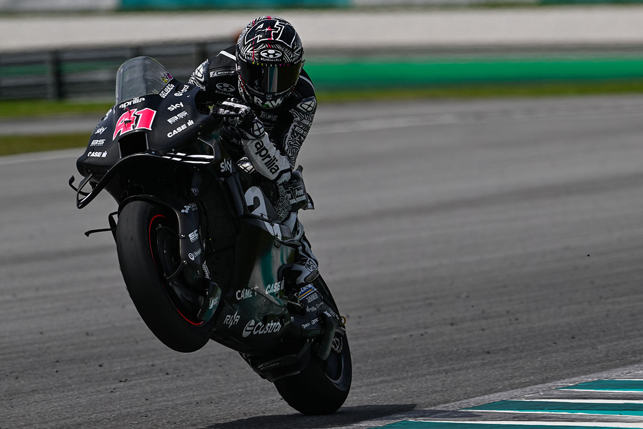アレイシ・エスパルガロ（アプリリア・レーシング）／2024MotoGPセパン公式テスト2日目