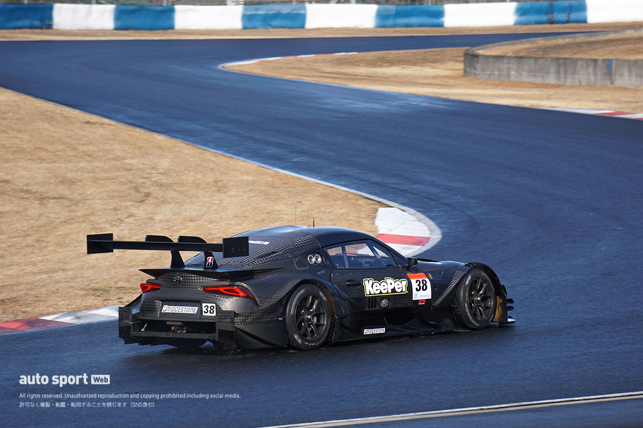 2024スーパーGT岡山メーカーテスト　TGR TEAM KeePer CERUMOの38号車トヨタGRスープラ