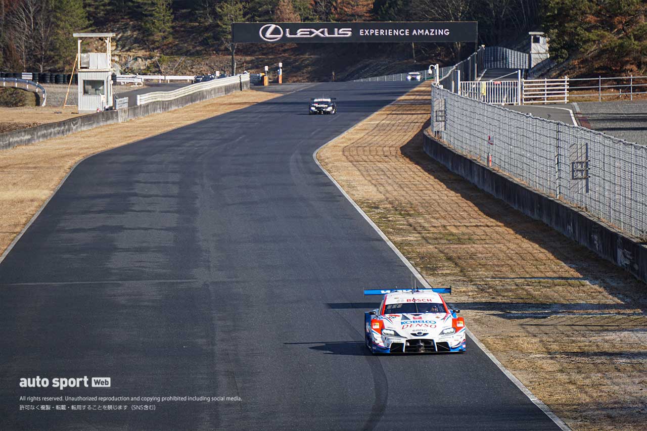 2024スーパーGT岡山メーカーテスト　2月8日午前セッションの様子