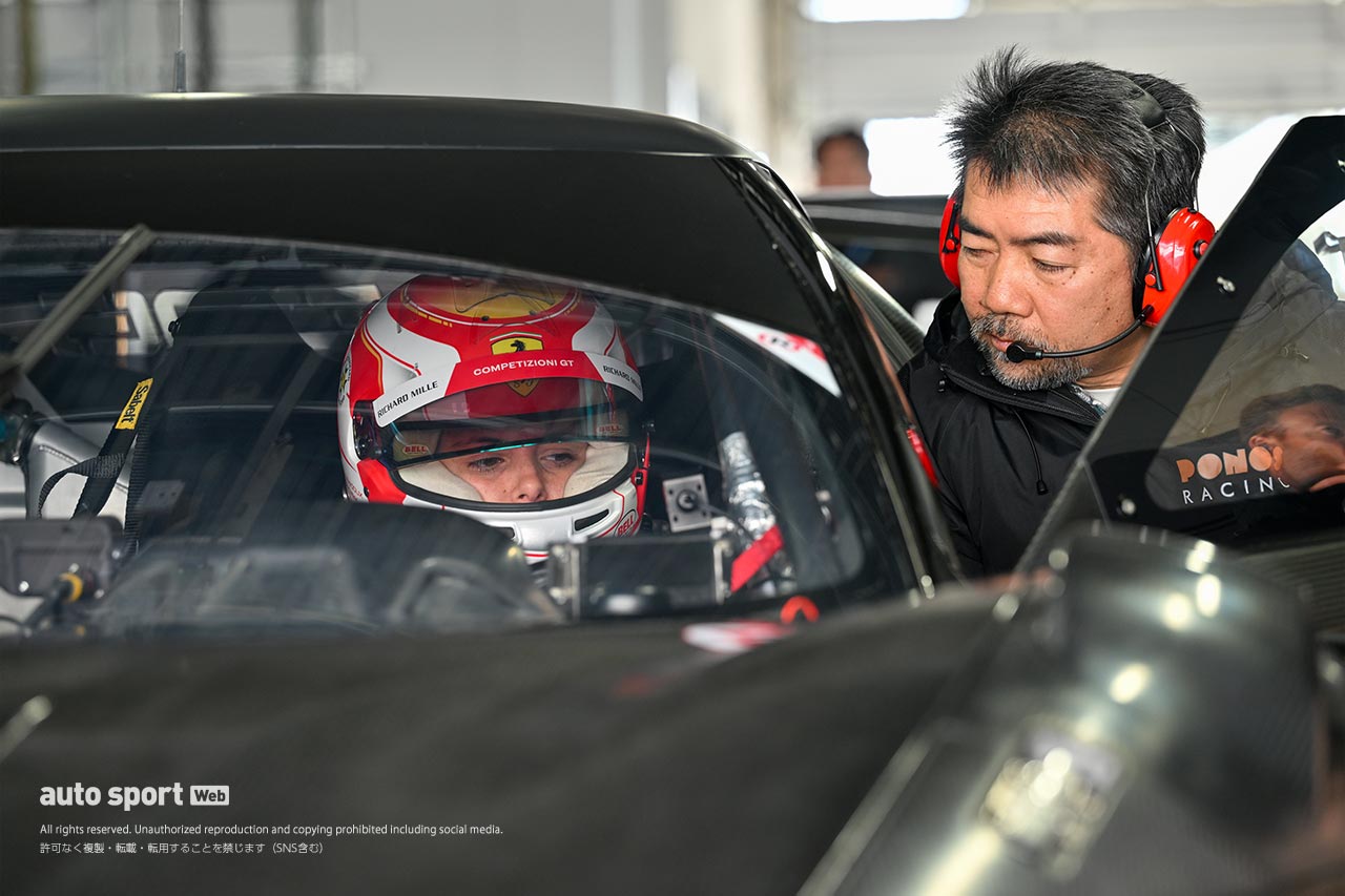 2024GTE特別スポーツ走行　PONOS RACINGのリル・ワドゥ