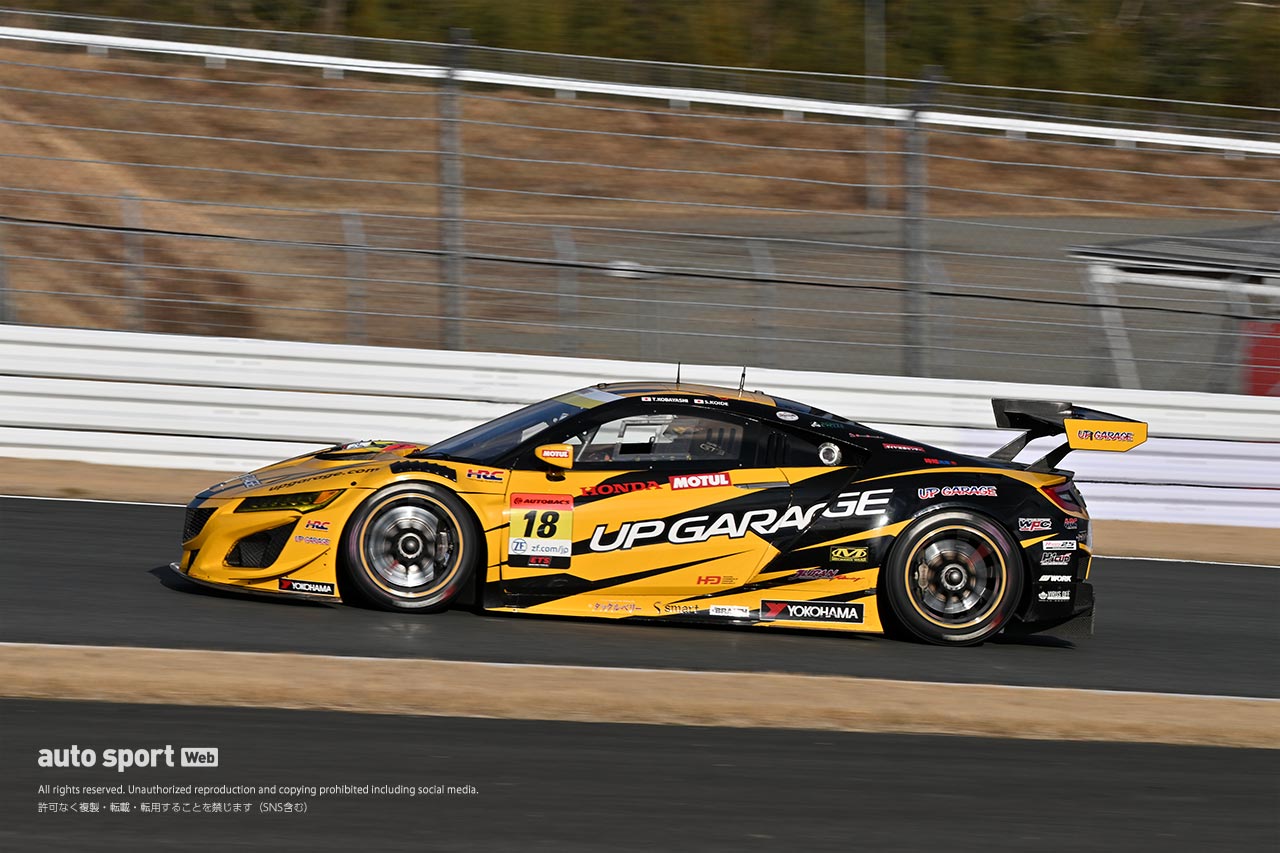 2024GTE特別スポーツ走行　TEAM UPGARAGEのホンダNSX GT3