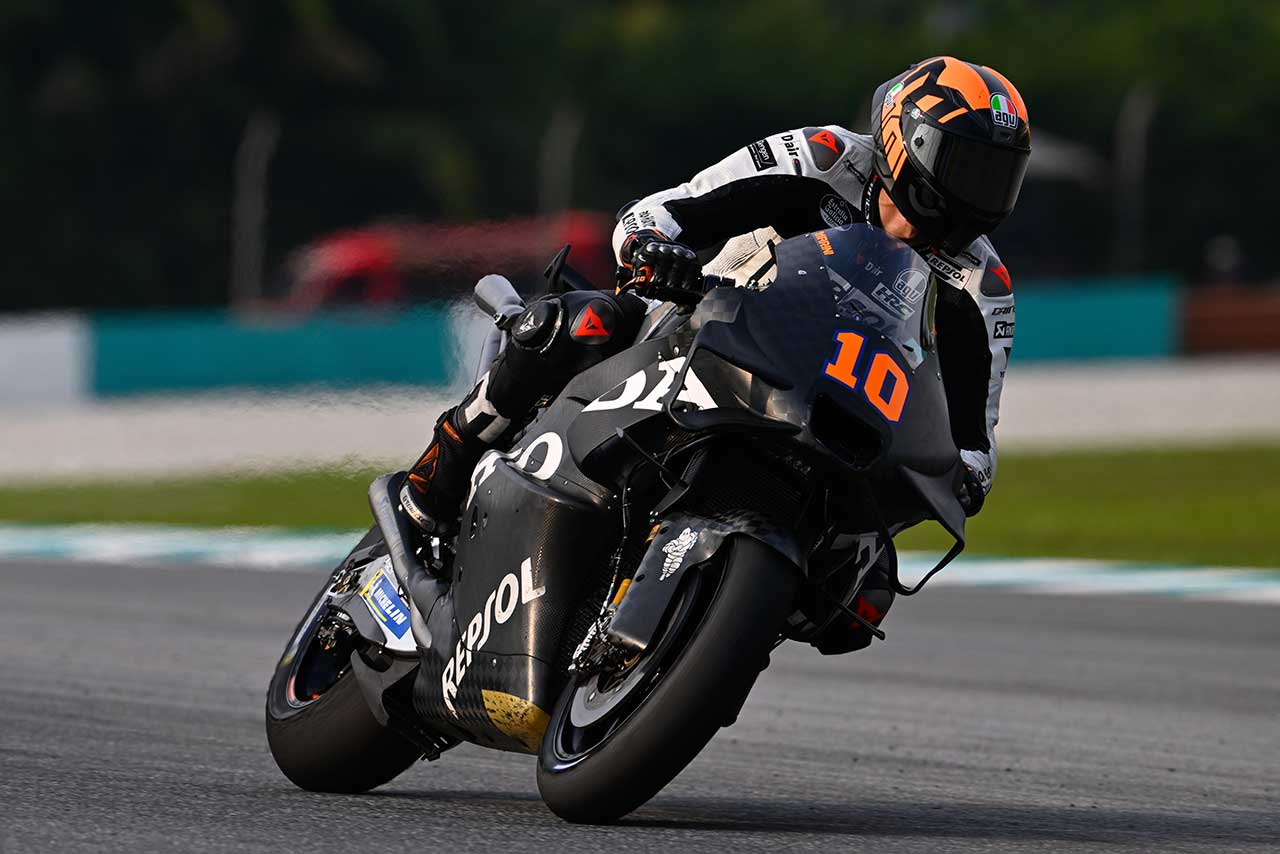 ルカ・マリーニ（レプソル・ホンダ・チーム）／2024MotoGPセパン公式テスト3日目