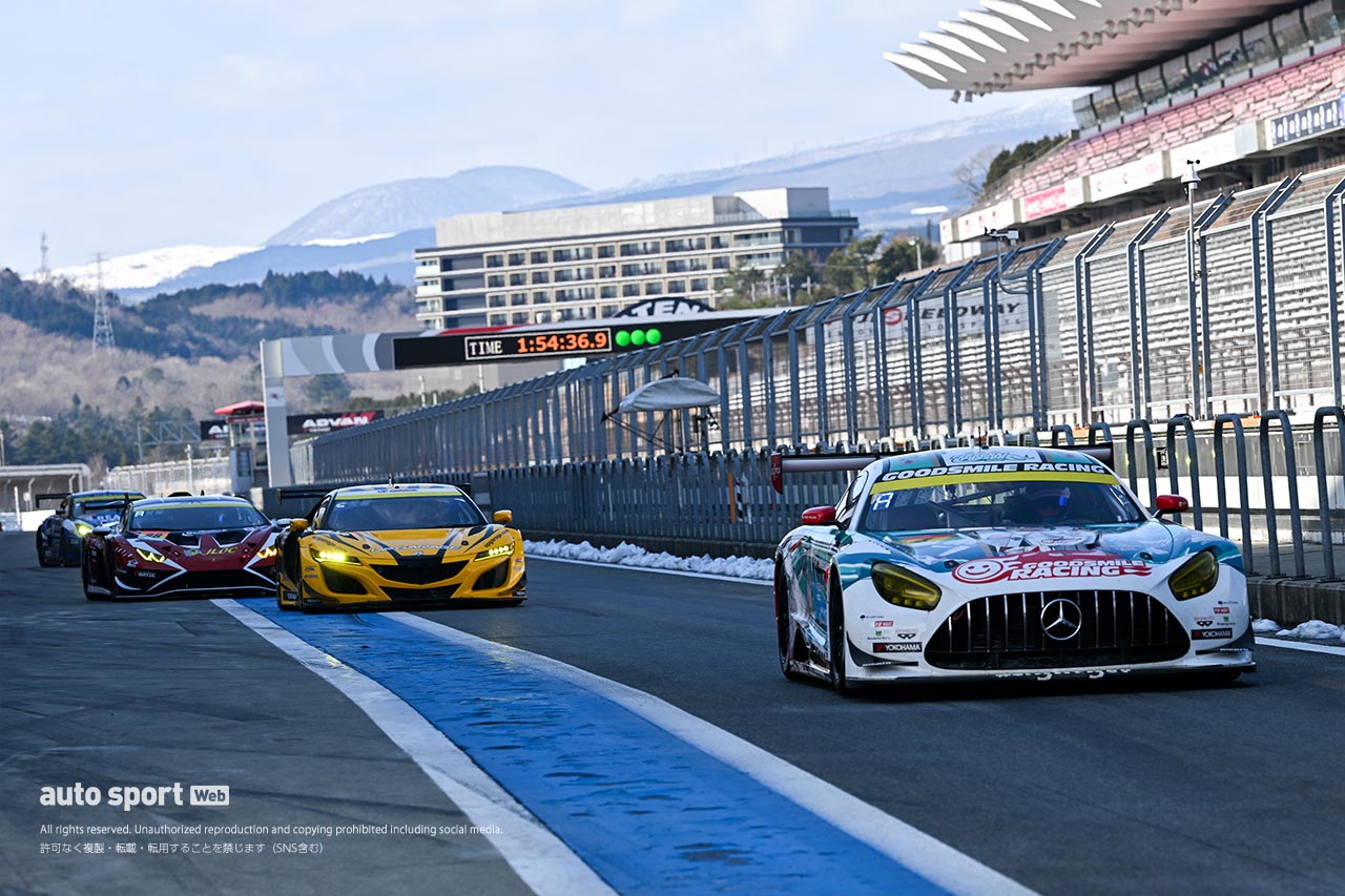 2024GTE特別スポーツ走行　GOODSMILE RACING & Team UKYOの4号車メルセデスAMG GT3