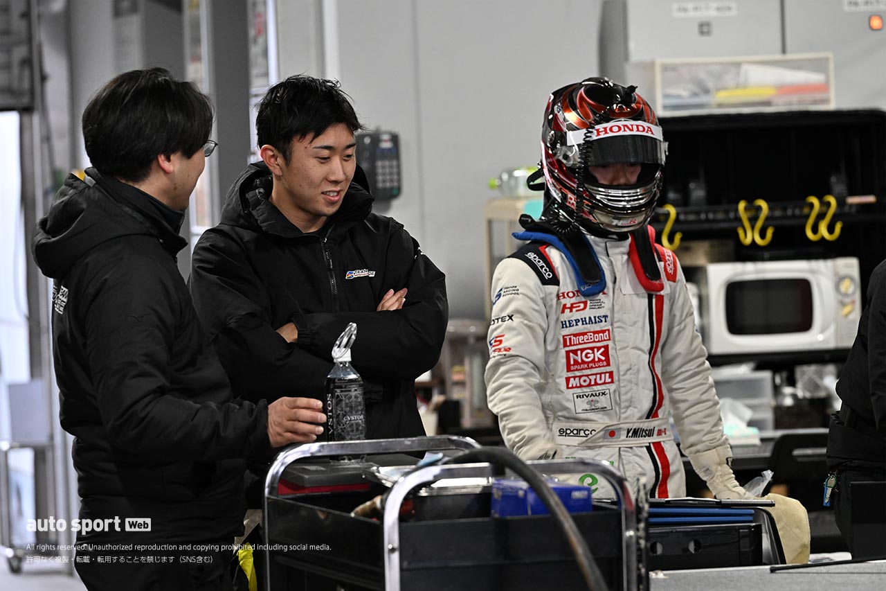 2024GTE特別スポーツ走行　TEAM UPGARAGEの18号車NSX GT3には三井優介が乗り込んだ。