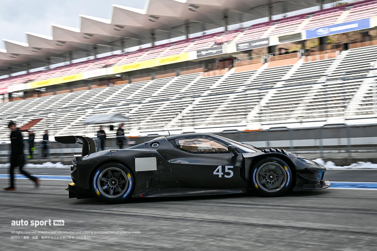 2024GTE特別スポーツ走行　PONOS RACINGの45号車フェラーリ296 GT3