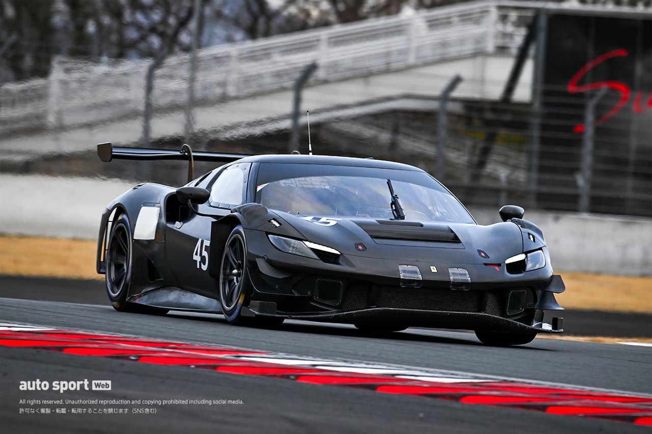 2024GTE特別スポーツ走行　PONOS RACINGの45号車フェラーリ296 GT3