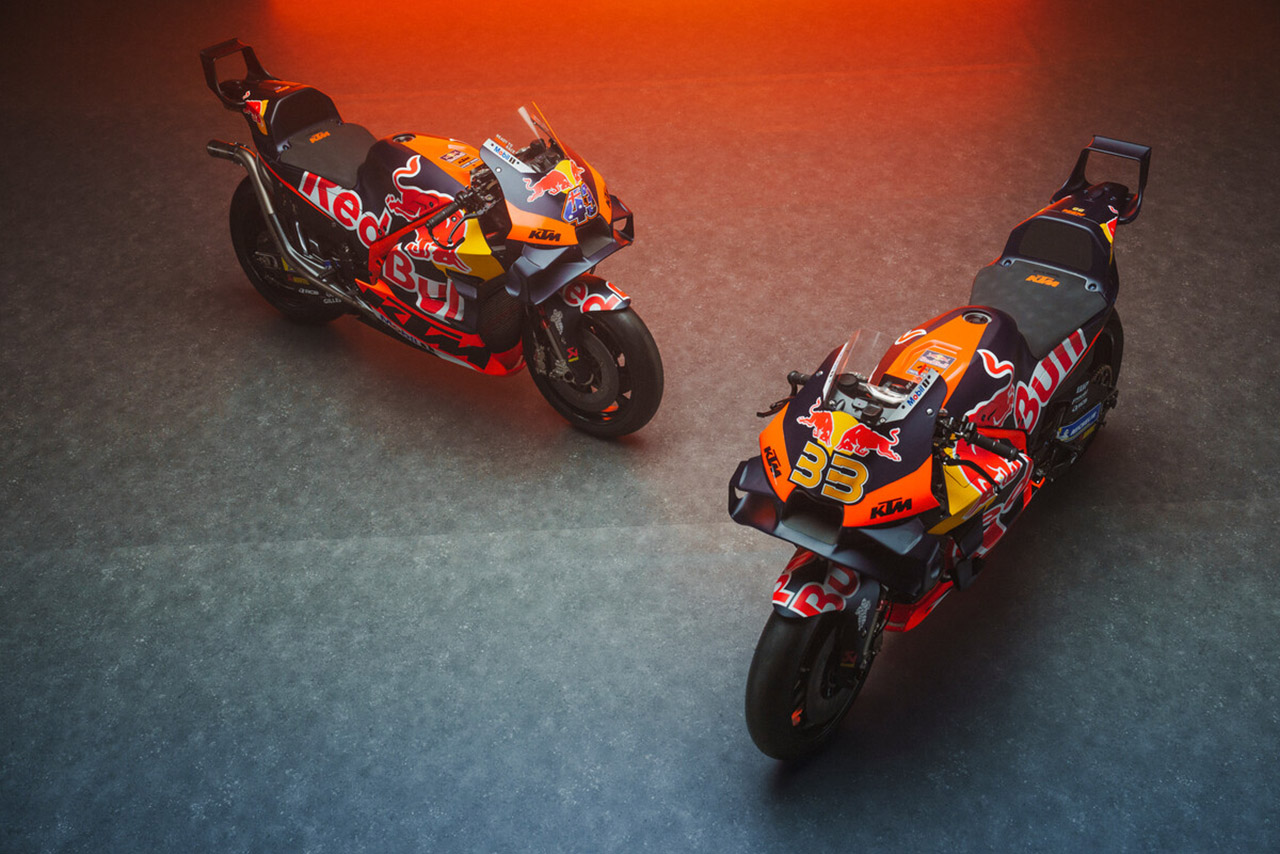 ジャック・ミラーとブラッド・ビンダー（レッドブルKTMファクトリー・レーシング）が2024年に使用するKTM・RC16