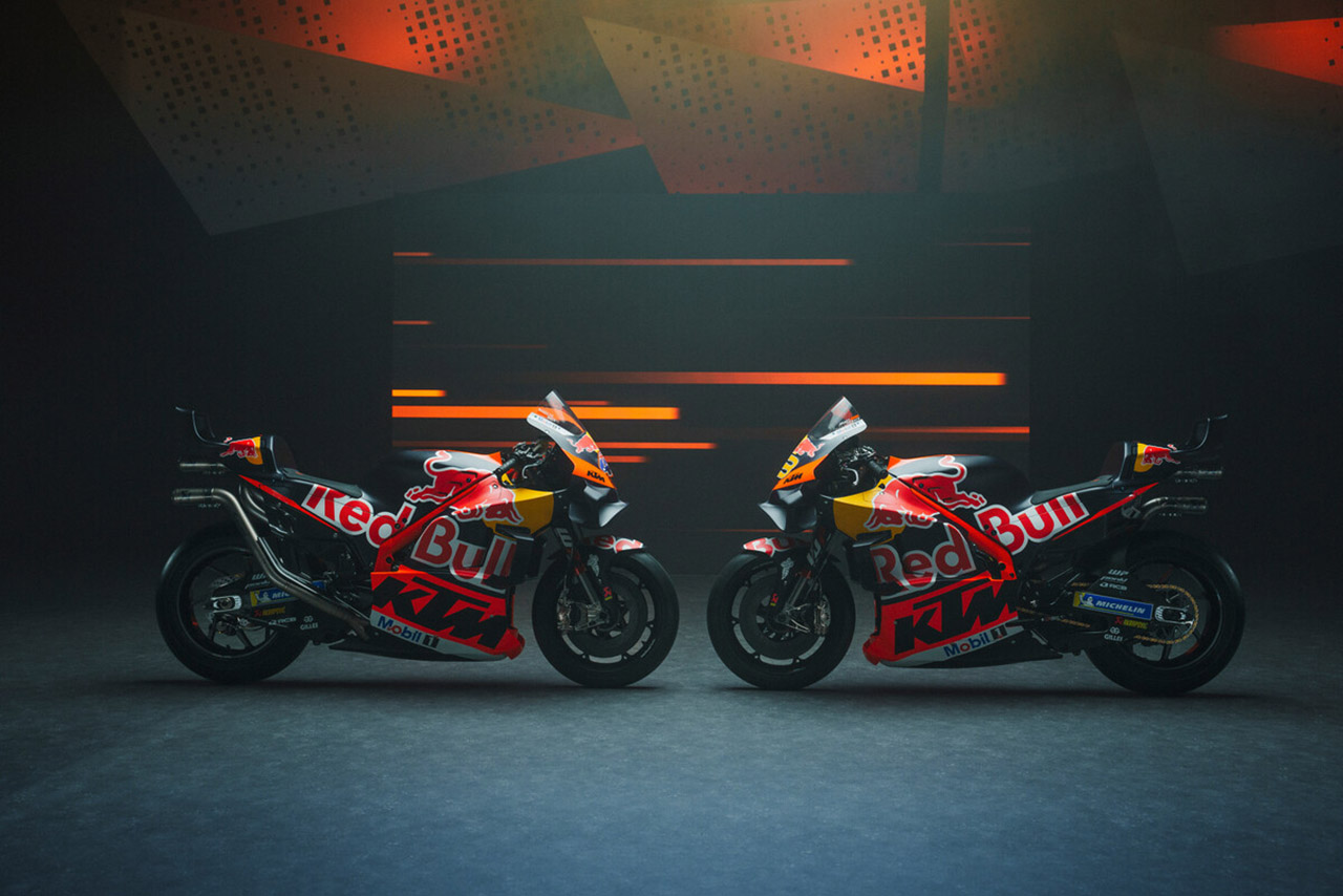 ジャック・ミラーとブラッド・ビンダー（レッドブルKTMファクトリー・レーシング）が2024年に使用するKTM・RC16