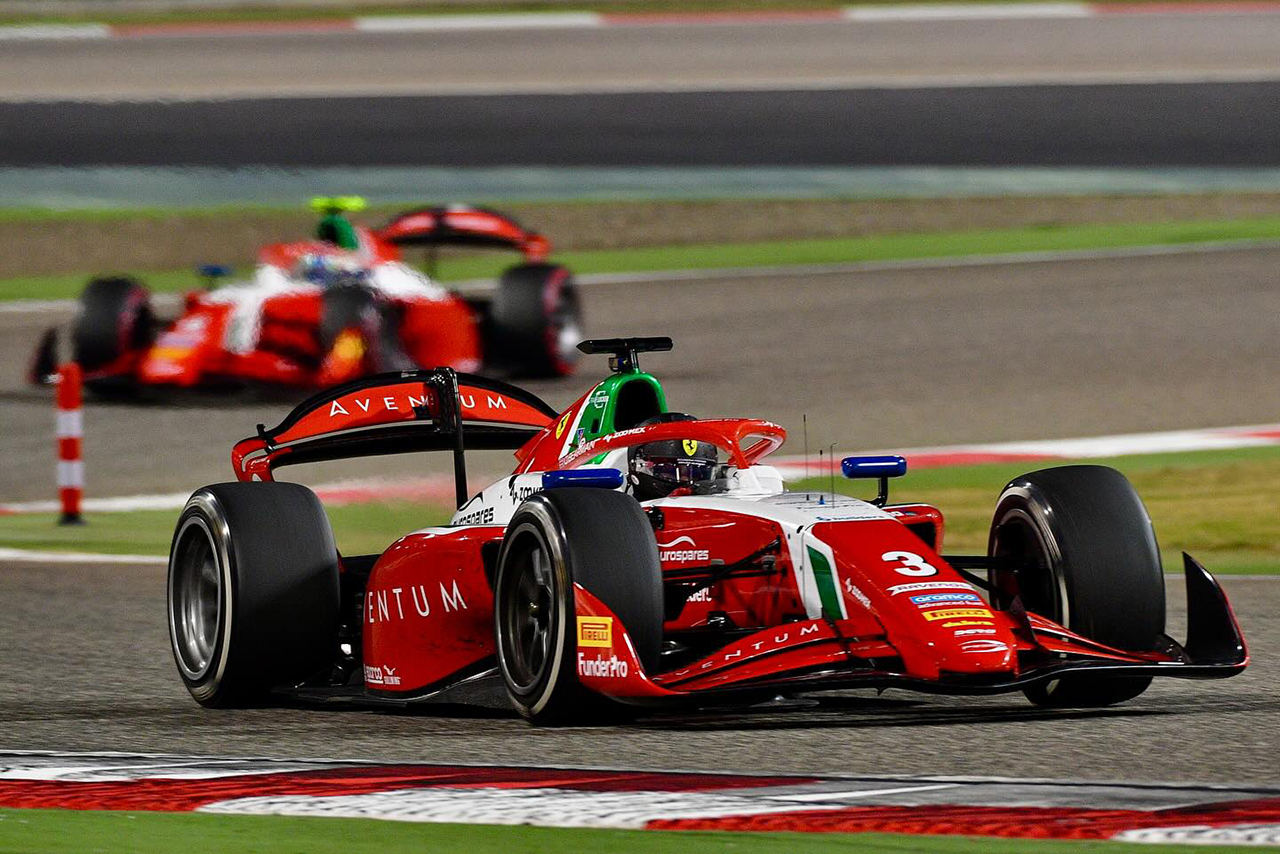 FIA F2プレシーズンテスト オリバー・ベアマン プレマ・レーシング（フェラーリ育成／フェラーリ育成）