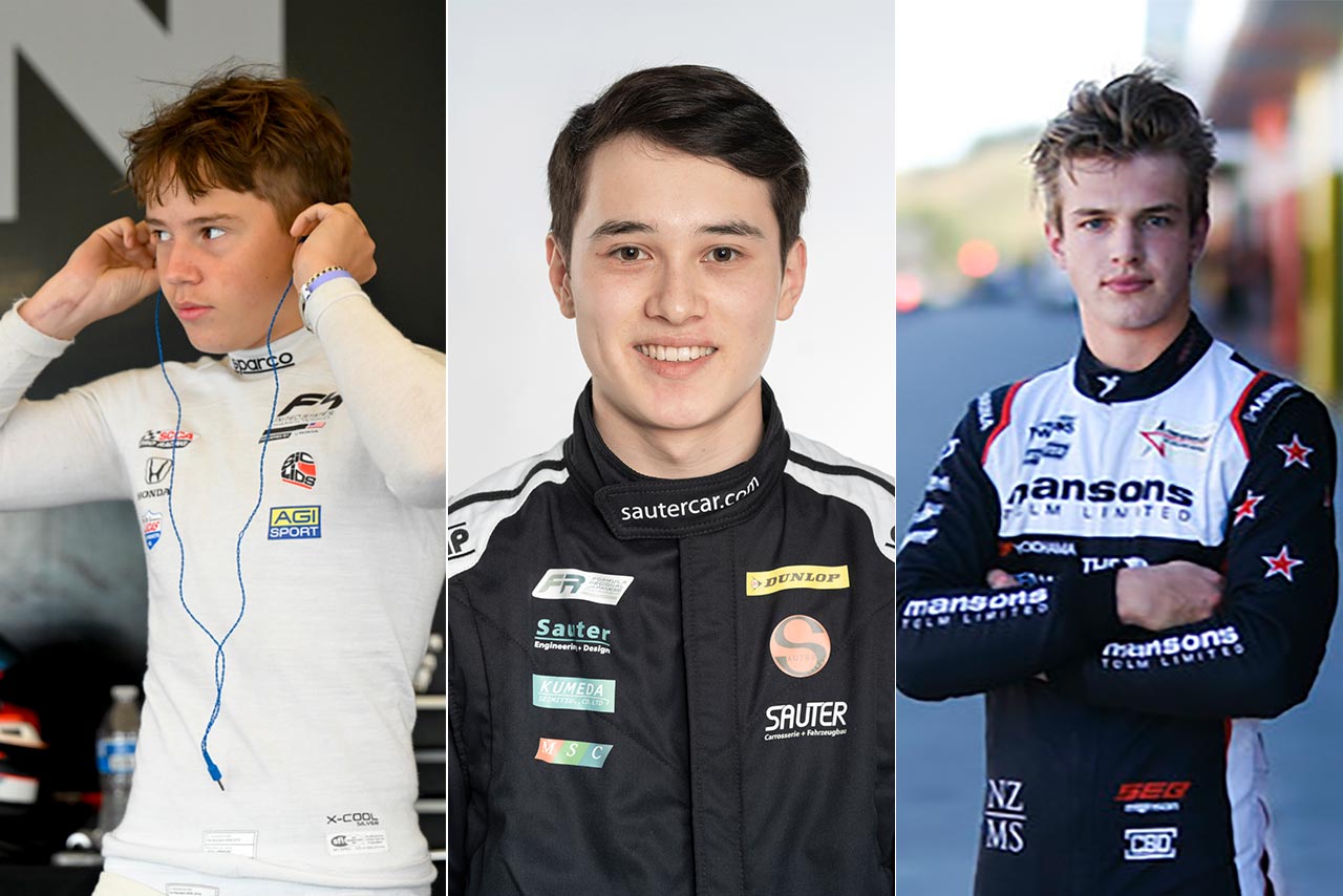 左からジェシー・レイシー、ミハエル・サウター、セバスチャン・マンソン