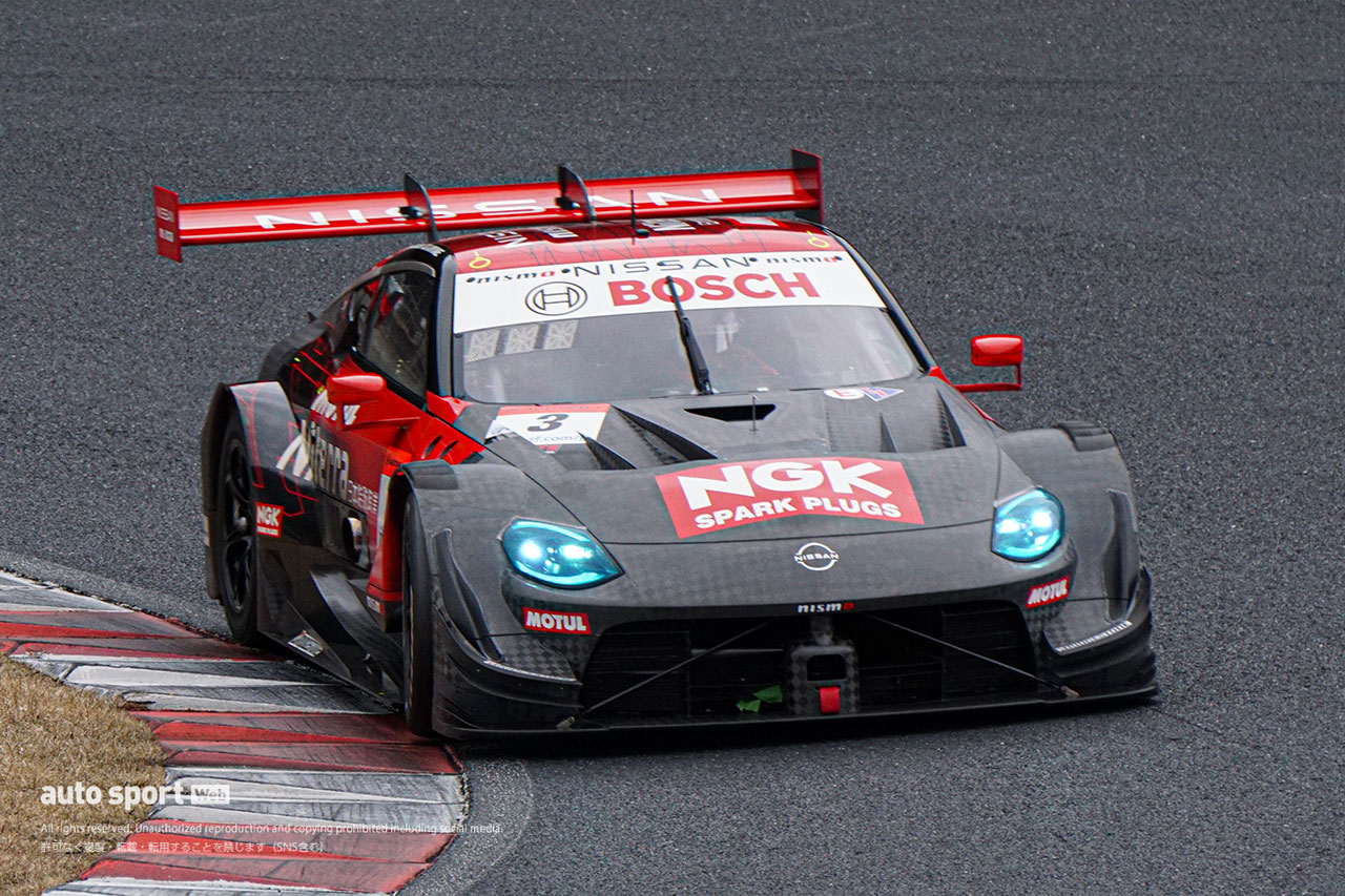 2024スーパーGT岡山メーカーテスト　NISMO NDDPの3号車ニッサンZニスモGT500