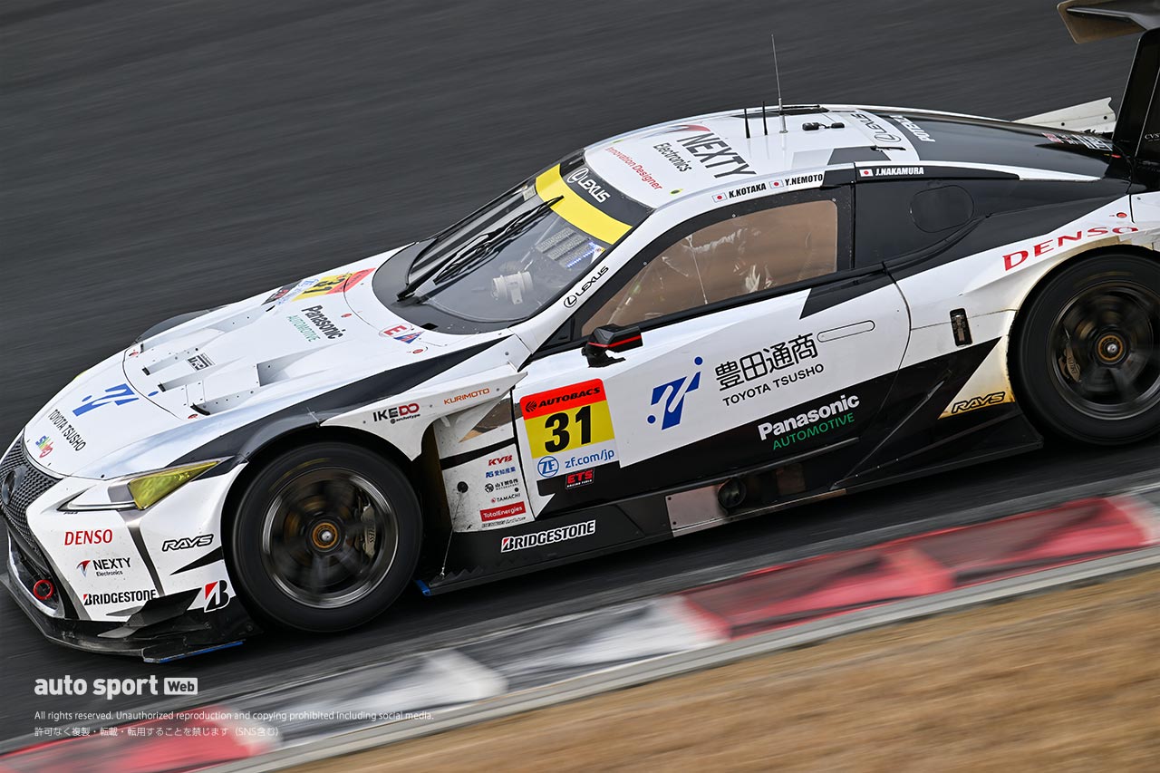 2024 岡山GT3特別スポーツ走行　aprの31号車レクサスLC500h GT