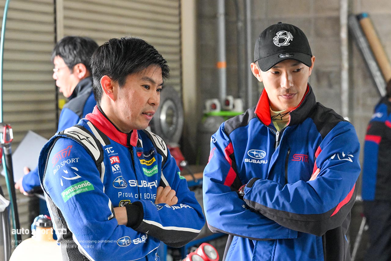 2024 岡山GT3特別スポーツ走行　R&D SPORTの井口卓人と山内英輝