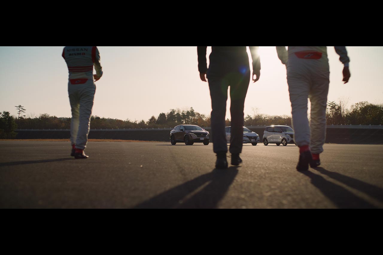 日産の電気自動車の新テレビCM『THE WALL篇』
