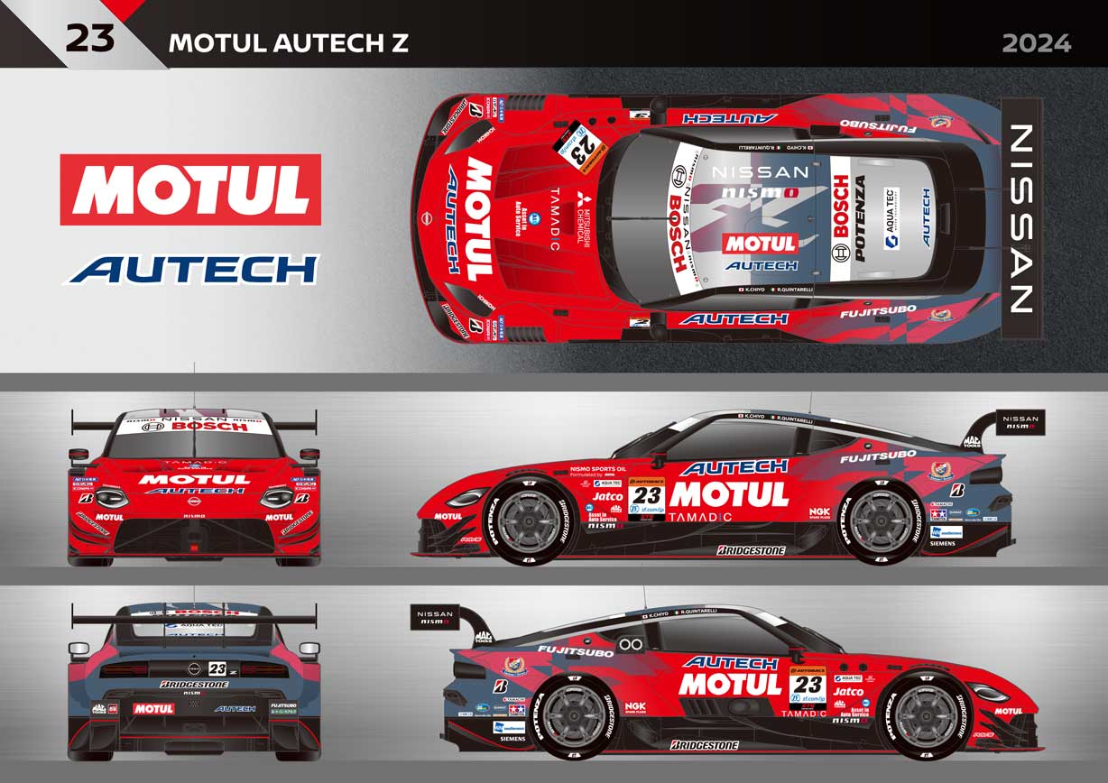 MOTUL AUTECH Zのカラーリング