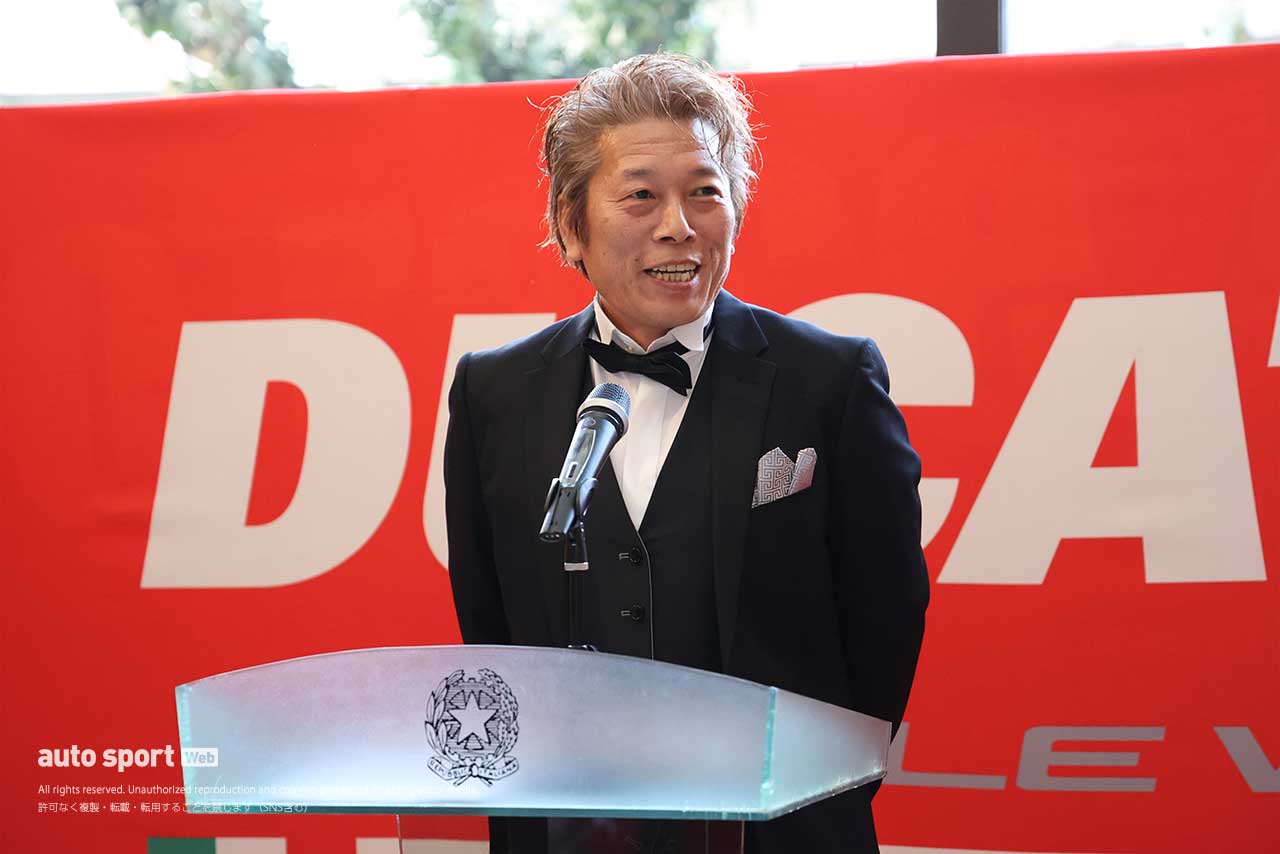 加賀山就臣監督（DUCATI Team KAGAYAMA）