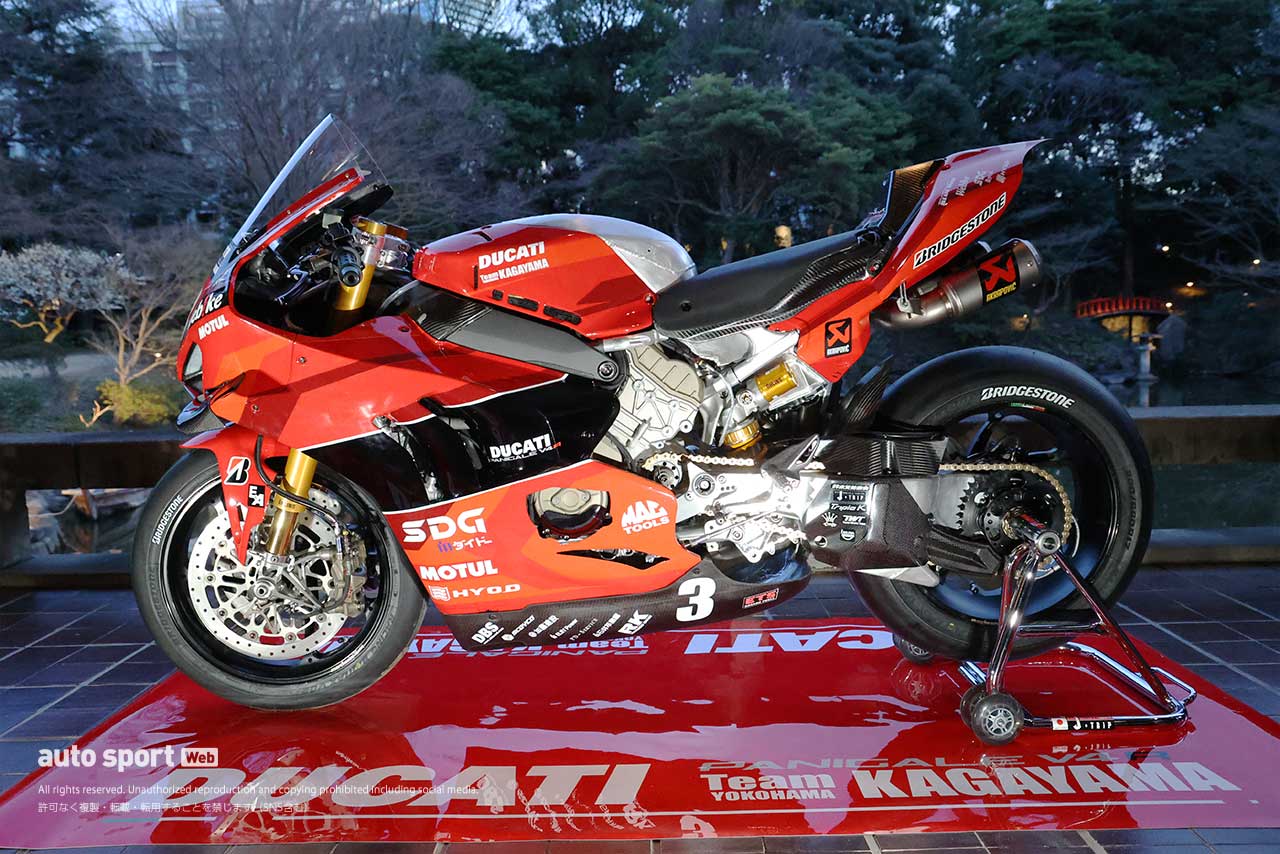 DUCATI Team KAGAYAMAのドゥカティ パニガーレV4 R
