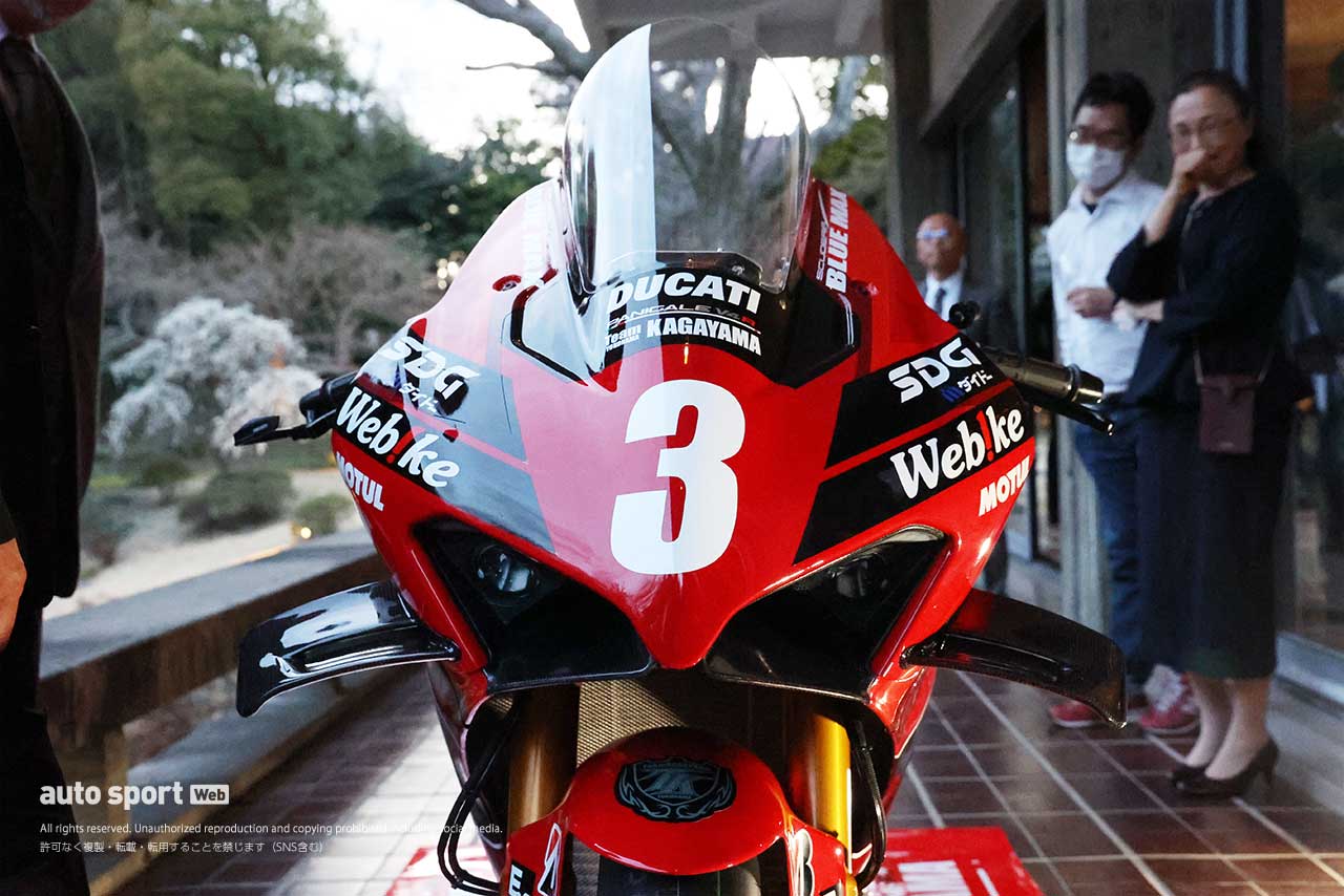 DUCATI Team KAGAYAMAのドゥカティ パニガーレV4 R