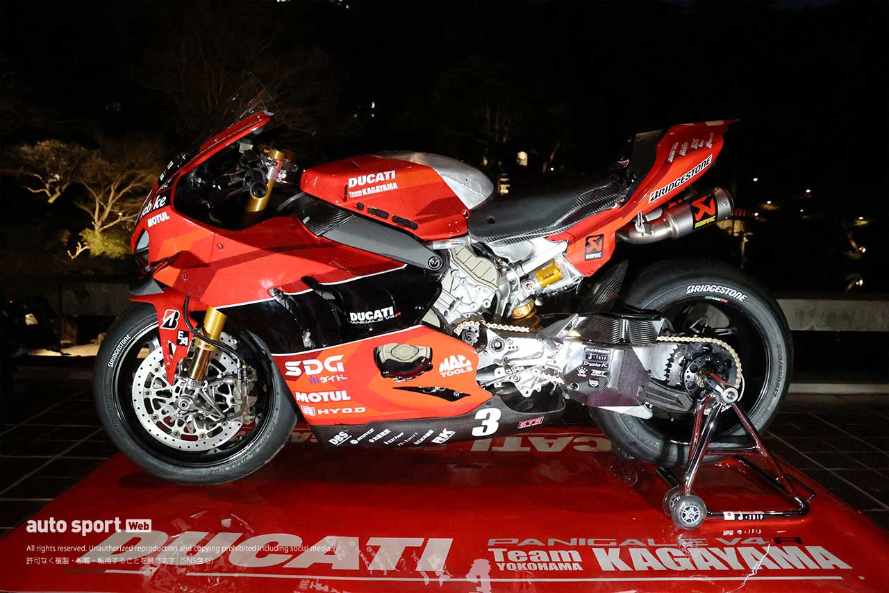 2024全日本ロード：DUCATI Team KAGAYAMAが使用するドゥカティ パニガーレV4 Rファクトリー
