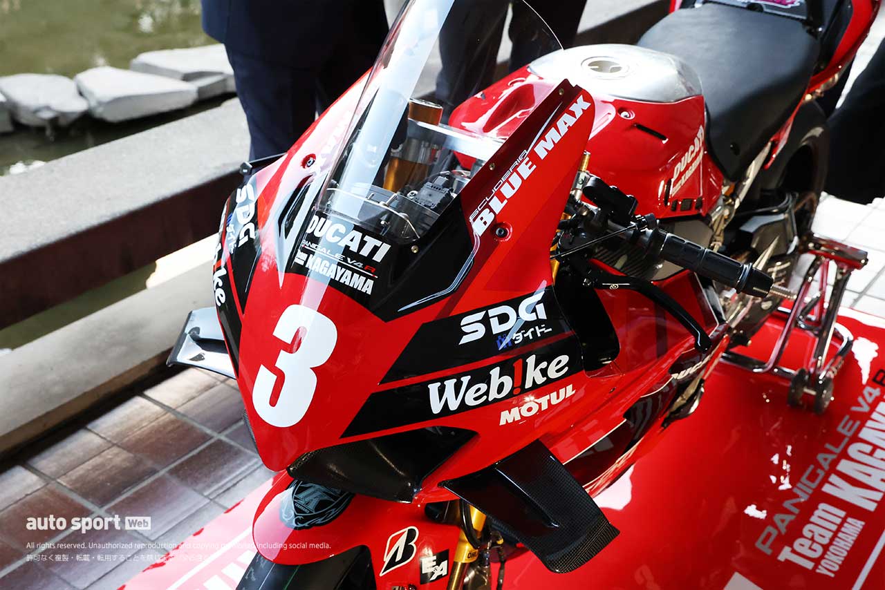 2024全日本ロード：DUCATI Team KAGAYAMAが使用するドゥカティ パニガーレV4 Rファクトリー