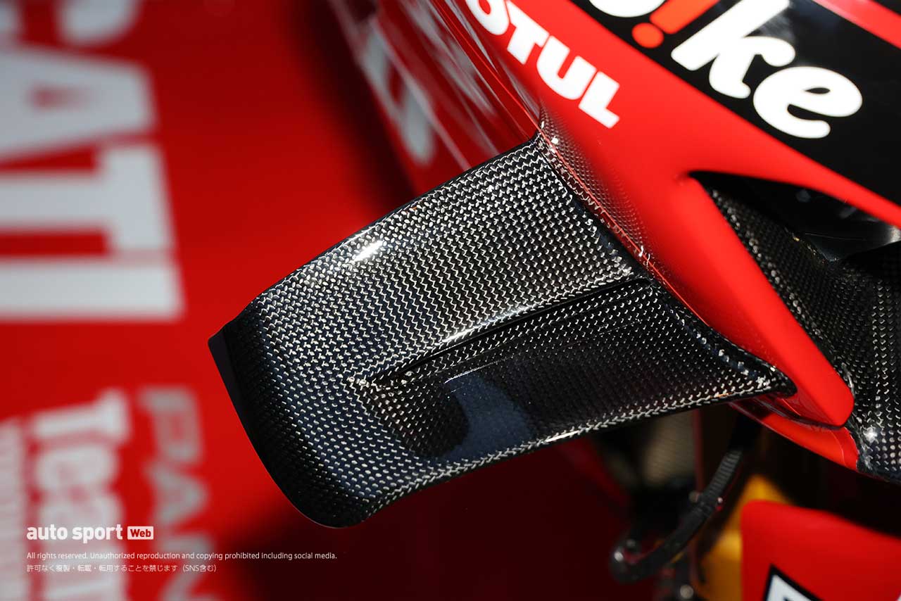 2024全日本ロード：DUCATI Team KAGAYAMAが使用するドゥカティ パニガーレV4 Rファクトリーのウイングレット