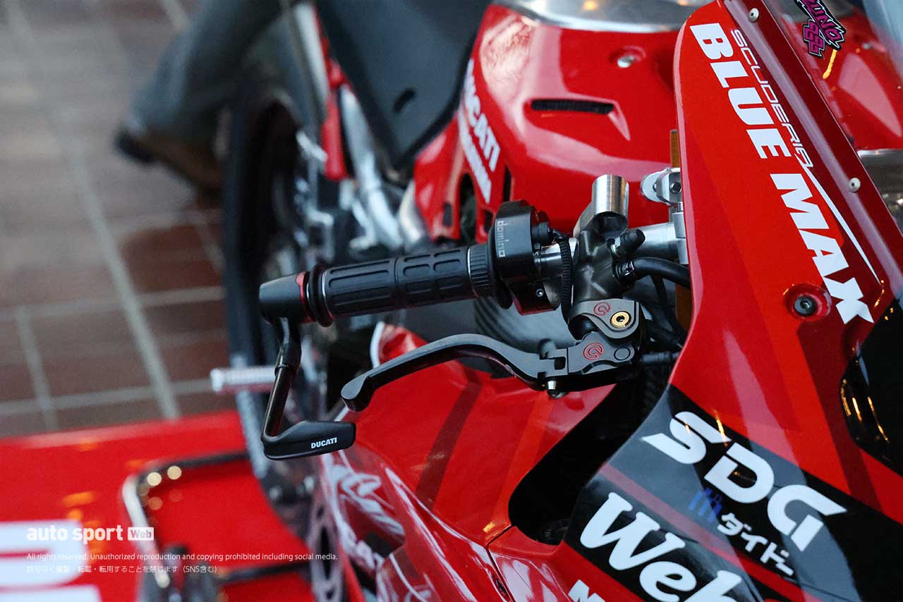 2024全日本ロード：DUCATI Team KAGAYAMAが使用するドゥカティ パニガーレV4 Rファクトリーのブレーキレバー