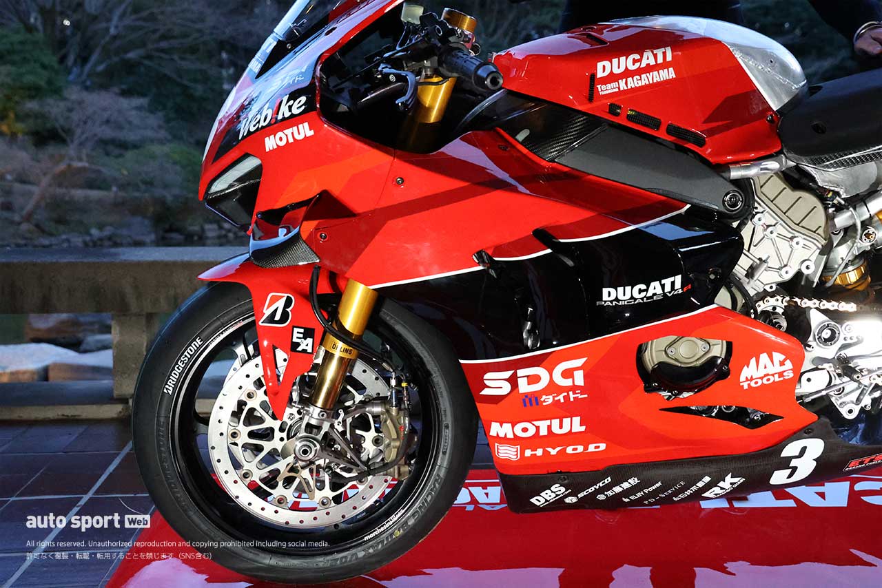 2024全日本ロード：DUCATI Team KAGAYAMAが使用するドゥカティ パニガーレV4 Rファクトリー