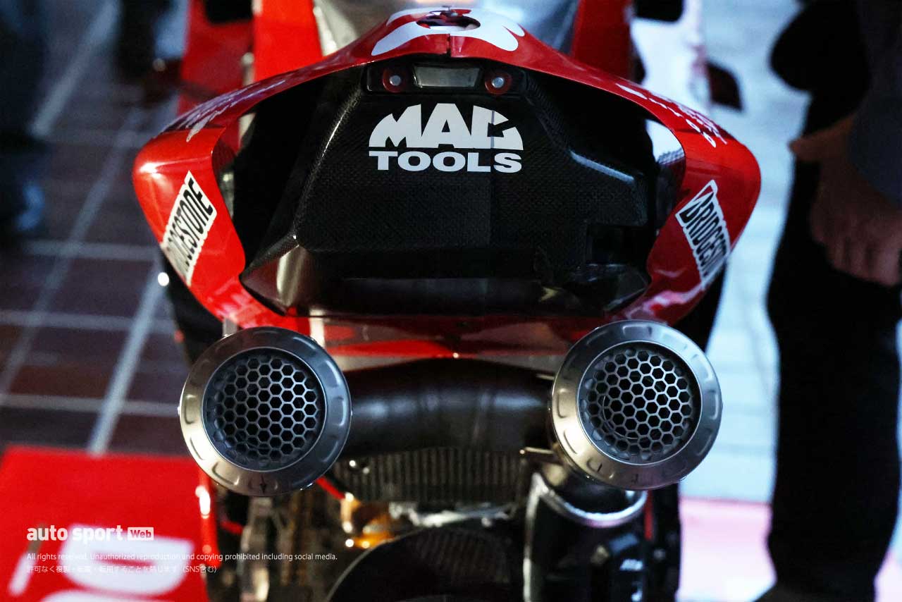 2024全日本ロード：DUCATI Team KAGAYAMAが使用するドゥカティ パニガーレV4 Rファクトリーのエキゾースト